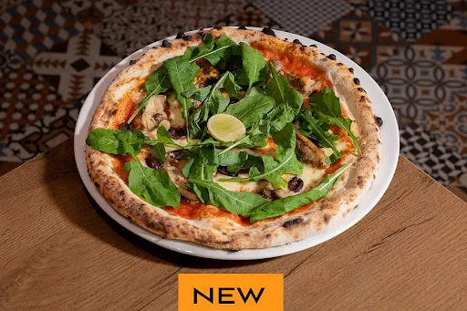 Roasted Chicken Arugula & Lemon Special Pizza