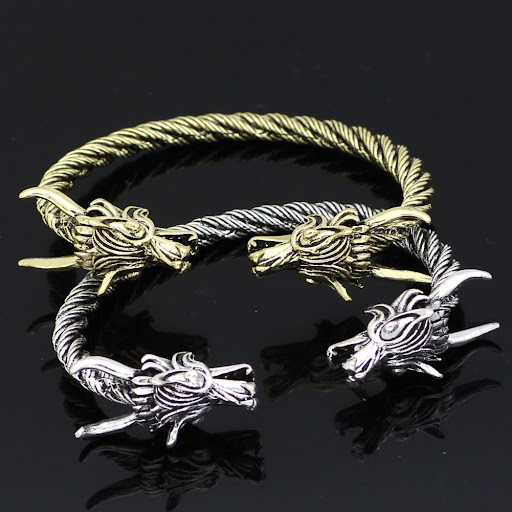Title 2, Adjustable Two-color Retro Faucet Bracelet Euro...