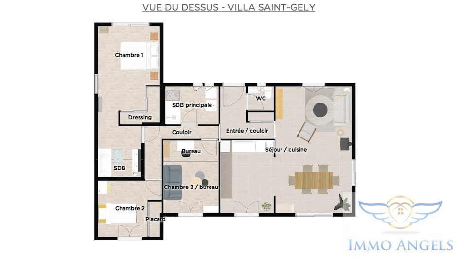 Vente maison 4 pièces 110 m² à Saint-Gély-du-Fesc (34980), 450 000 €