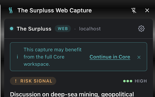 The Surpluss Web Capture screenshot 2