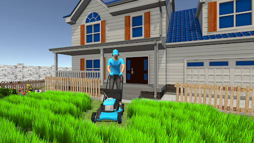 Screenshot Mowing Simulator Lawn Cutting