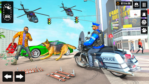 Screenshot US Police Dog City Crime Chase