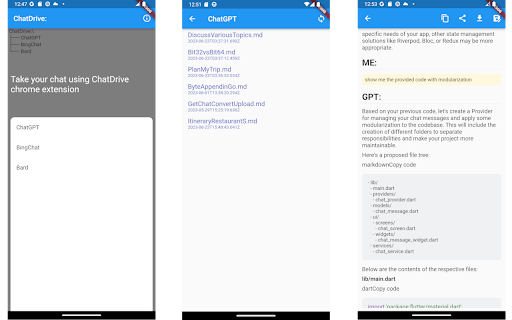 GPTDrive: Mobile Hub for ChatGPT, Bard, Bing Preview 5