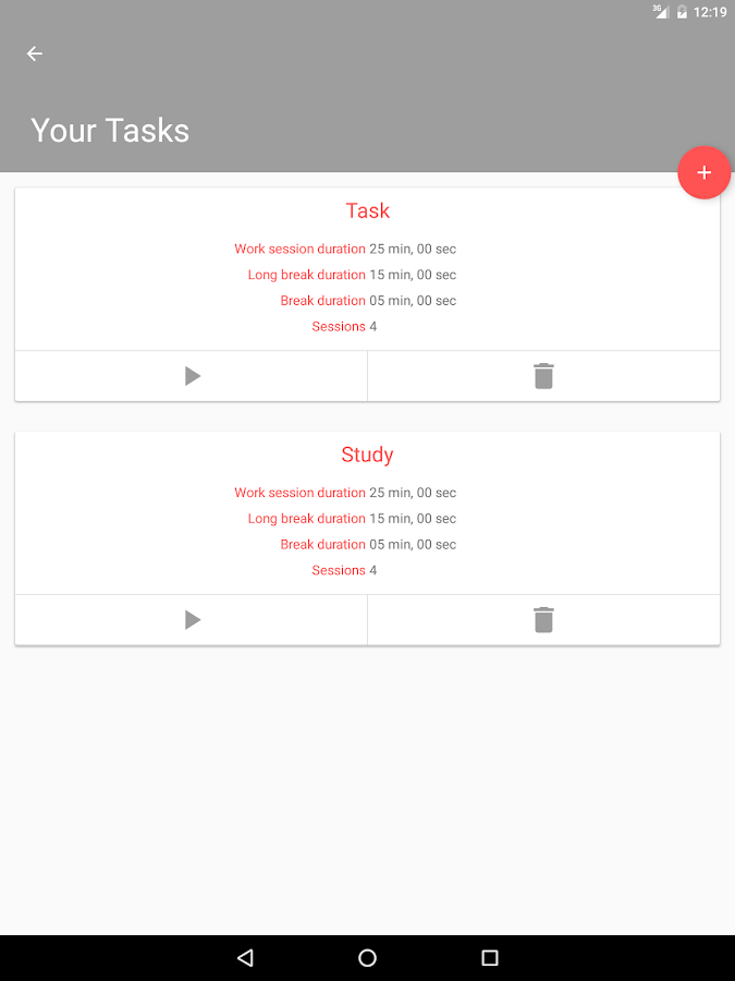    ClearMind Productivity Timer- screenshot  