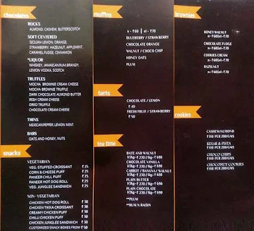 Hangout Cakes & More menu 