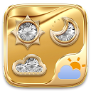 App Download Gold GO Weather Widget Theme Install Latest APK downloader