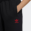 cny track pants black / scarlet