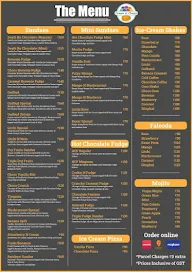 Cream N Cheese menu 1