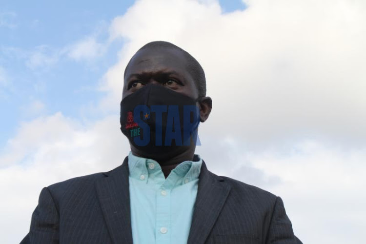 Chief Government Pathologist Johansen Oduor at Kenyatta Memorial Funeral Home on January 11, 2021.