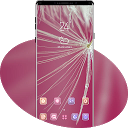 アプリのダウンロード Crystal pink dandelion flower theme をインストールする 最新 APK ダウンローダ