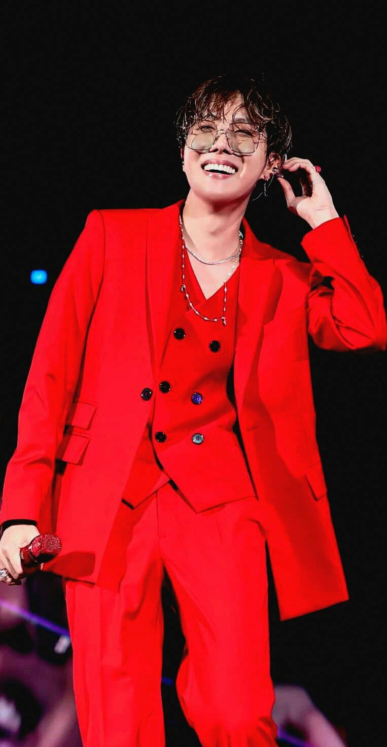 red jhope suit