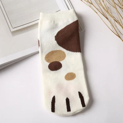 Cartoon kattenpoot boot sokken voor dames. Zachte, comfortabele en ademende sokken, perfect voor dagelijks gebruik. Lichtgewicht en stijlvol.