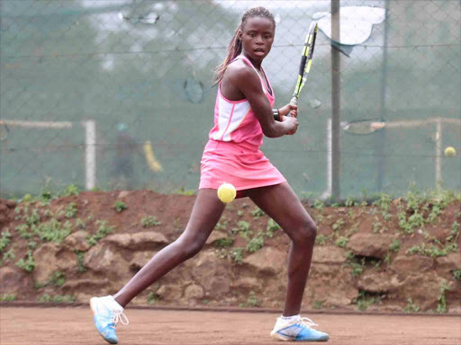 Rosehilda Asumwa during a past tournament /OLIVER MORGAN