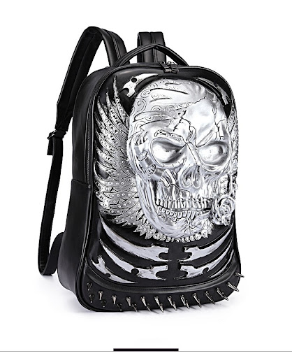 Title 1, Retro backpack mens computer with 3D personali...