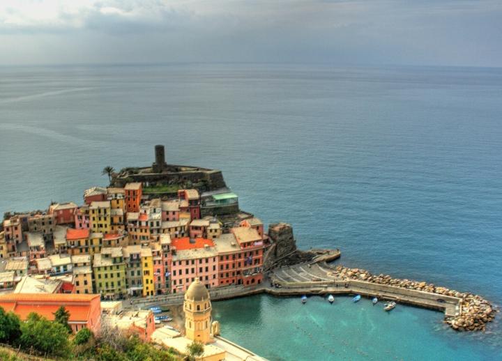 Vernazza di vespa