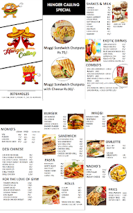 Hunger Calling menu 1