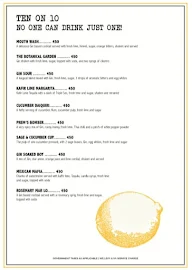 Prem's menu 5