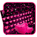 ダウンロード Sparkling Pink Love Heart Keyboard をインストールする 最新 APK ダウンローダ