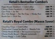 Ketali Cafe menu 4