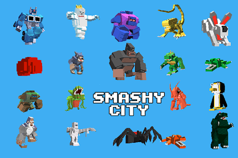 Smashy City Apk Mod moedas infinita e diamantes infinito