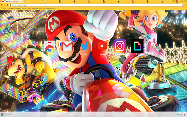 Mario Kart 8 | Go Go Go chrome extension