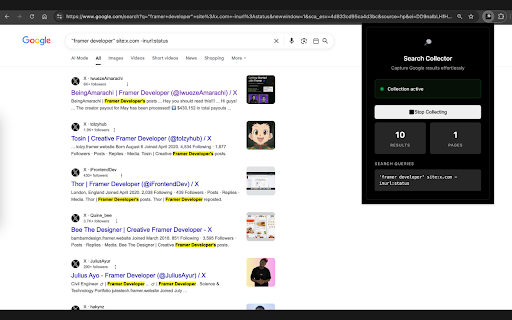 Google Results Collector