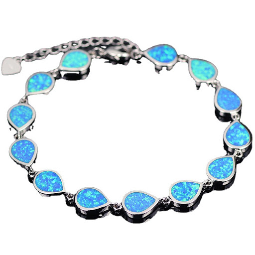 Title 8, 8mm Rhinestone Bracelet Fashion Round Drop Shap...