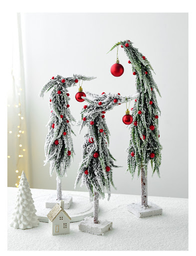 Title 2, Desktop Christmas Tree Wry Neck Decorative Desk...