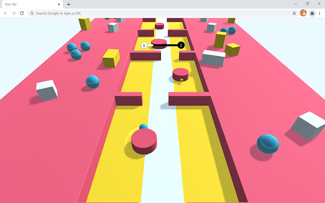 Throw Ball Arcade Game chrome extension