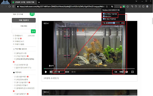 Improved NAVER video plugin