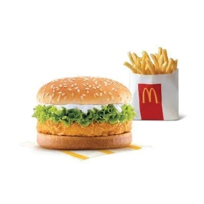 McChicken Burger + Fries (R)