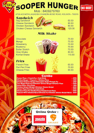 Sooper Hunger menu 2