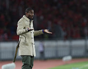 Rhulani Mokwena, coach of Sundowns during the CAF Champions League 2022/23 semifinal, first leg between Wydad Casablanca and Sundowns at Mohammed V Stadium in Casablanca, Morocco on 13 May 2023.