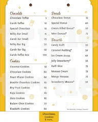 Govindas Bakery menu 4