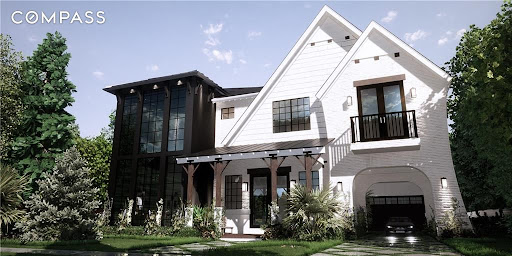 Maison contemporaine avec piscine et jardin 3