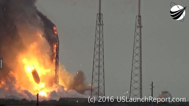 SpaceX 前一年發射失敗事件