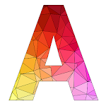 Cover Image of Download Alphabets Poly Art: Paint by Sticker, Poly Colour 2.0 APK