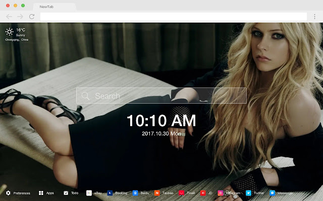 Avril singer star HD wallpaper new theme