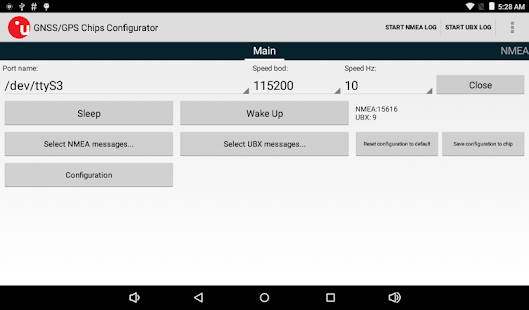 U-blox GNSS/GPS Chips Configurator 1.1.5 APK + Мод (Бесконечные деньги) за Android