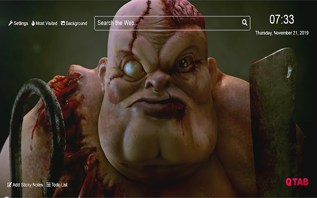 Dota 2 Pudge Wallpaper for New Tab