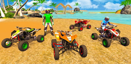 Motocross dirt sport quad bike