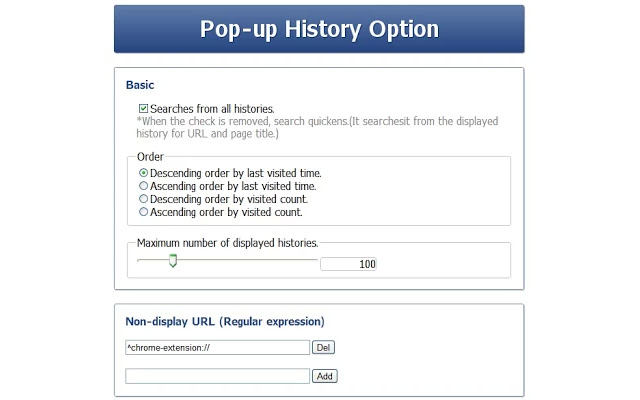 Pop-up History