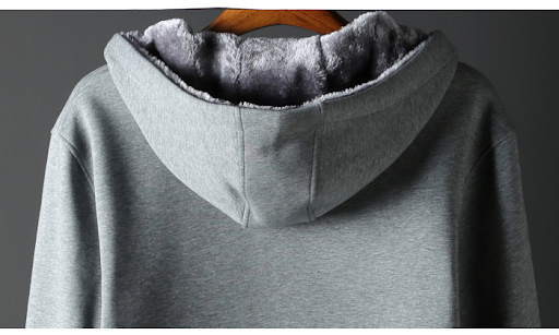 Title 12, Winter Plus Velvet Sweater Mens Cardigan Hoode...