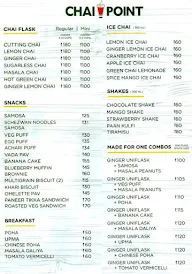 Chai Point menu 1