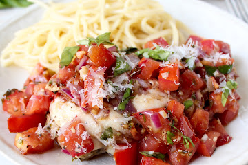 Bruschetta Chicken Parmesan