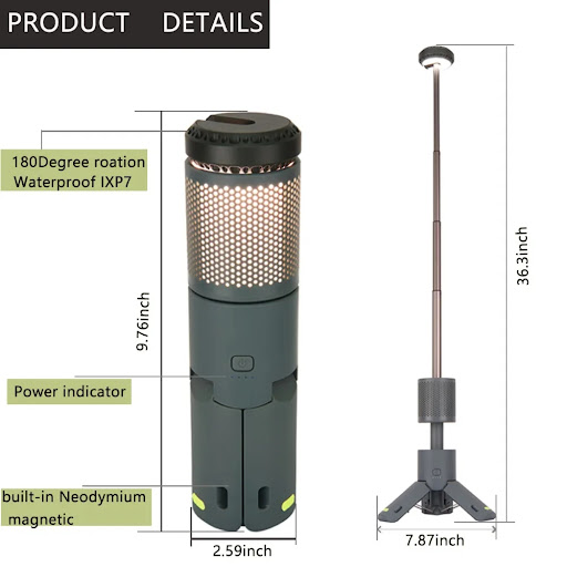 Title 1, Outdoor Camping Portable LED Light. Enjoy the p...