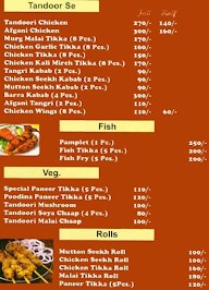 Mhow Tawa Chicken menu 1