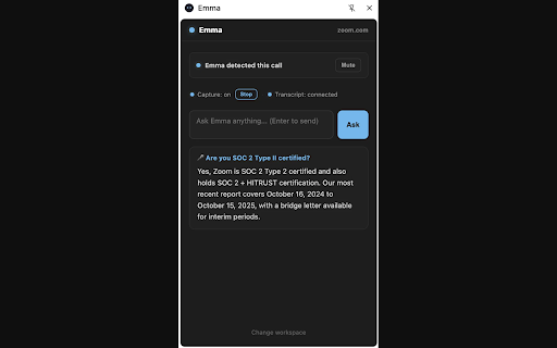 Emma — AI Sales Engineer screenshot 1