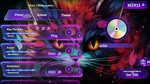 Screenshot Enchanted Piano: Anime Realm
