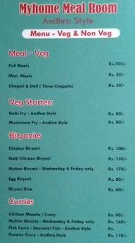 Myhome Meal Room menu 2